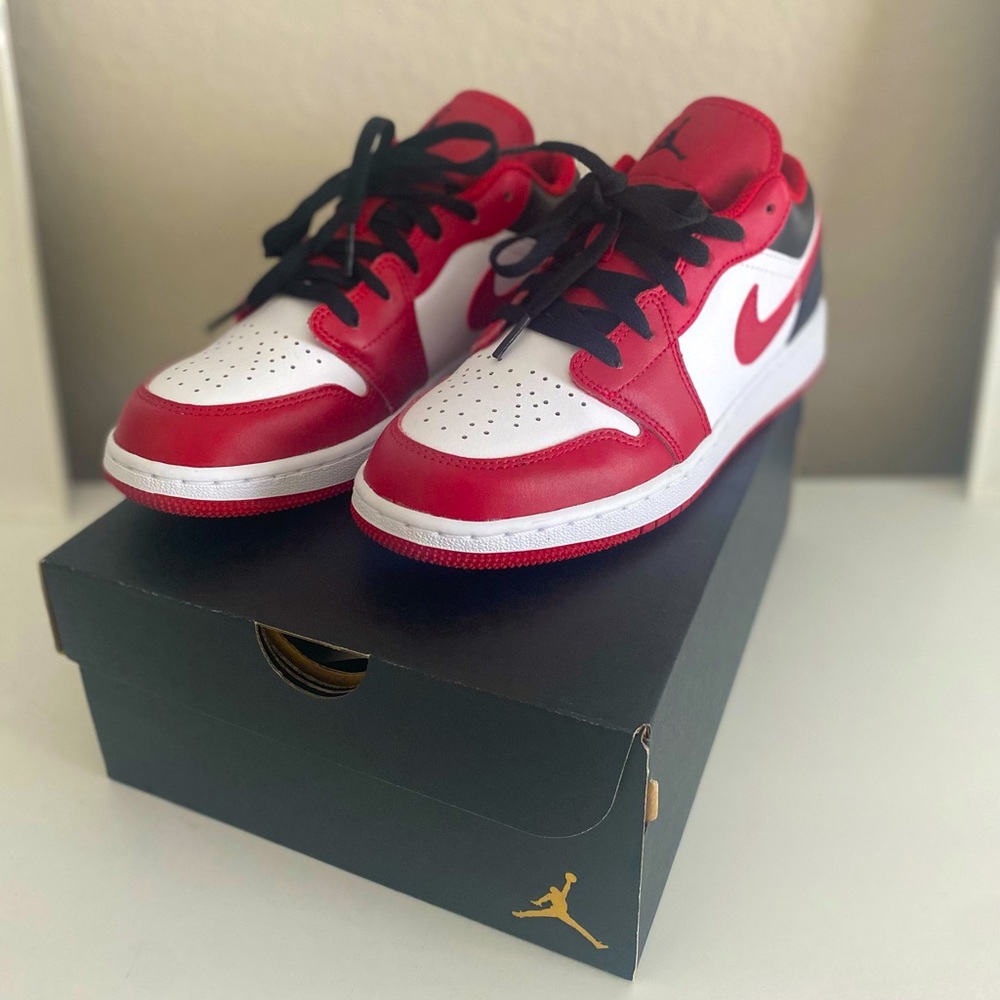Air Jordan 1 Low - White/Gym Red
